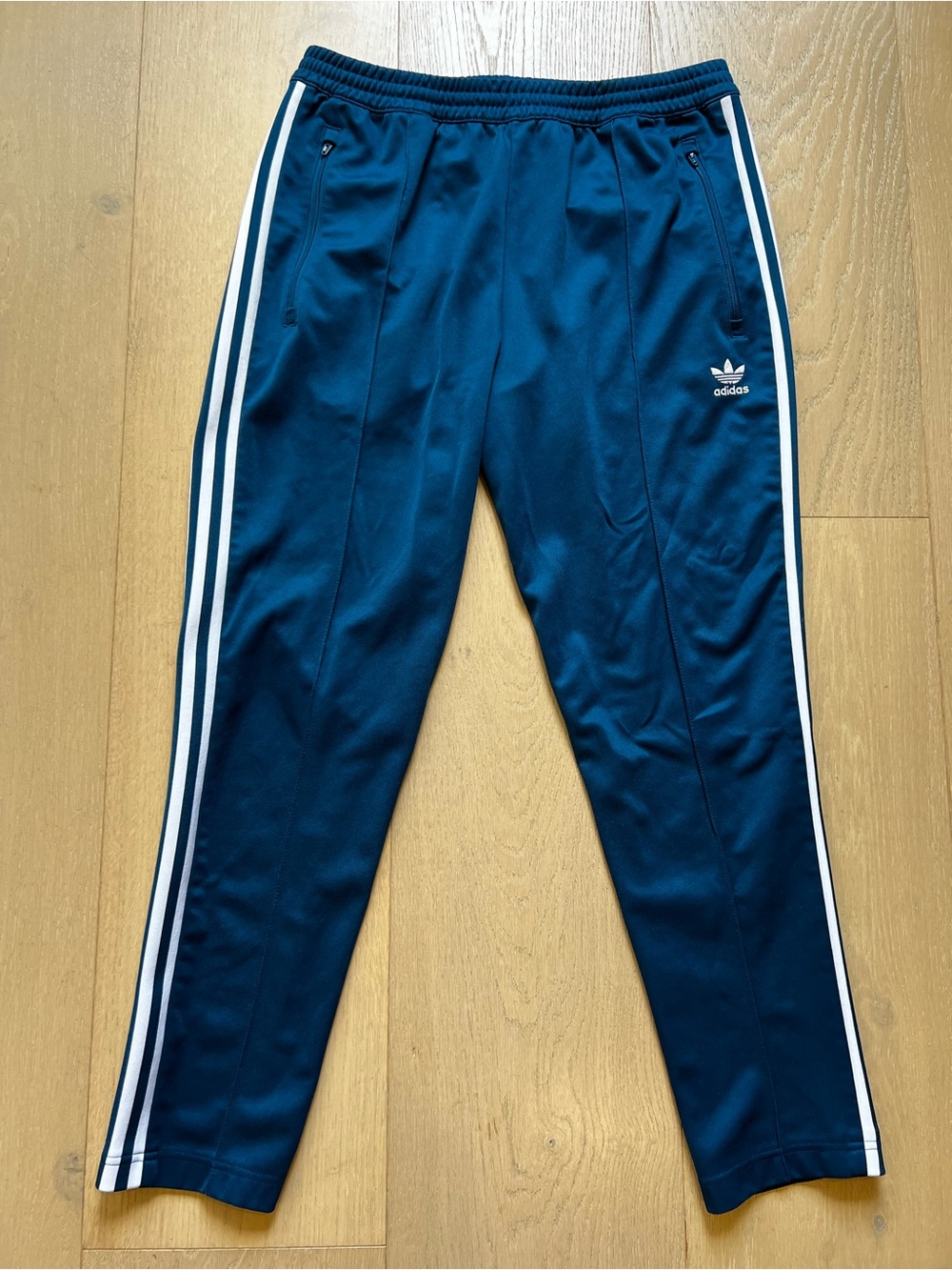 adidas Originals Beckenbauer Track Pants Legend Marine Teal Blue Men's L/Unisex